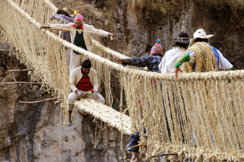 Qeswachaka Inca Rope Bridge