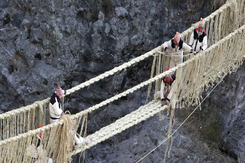 Qeswachaka Inca Rope Bridge