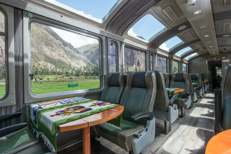Train from Cusco to Machu Picchu